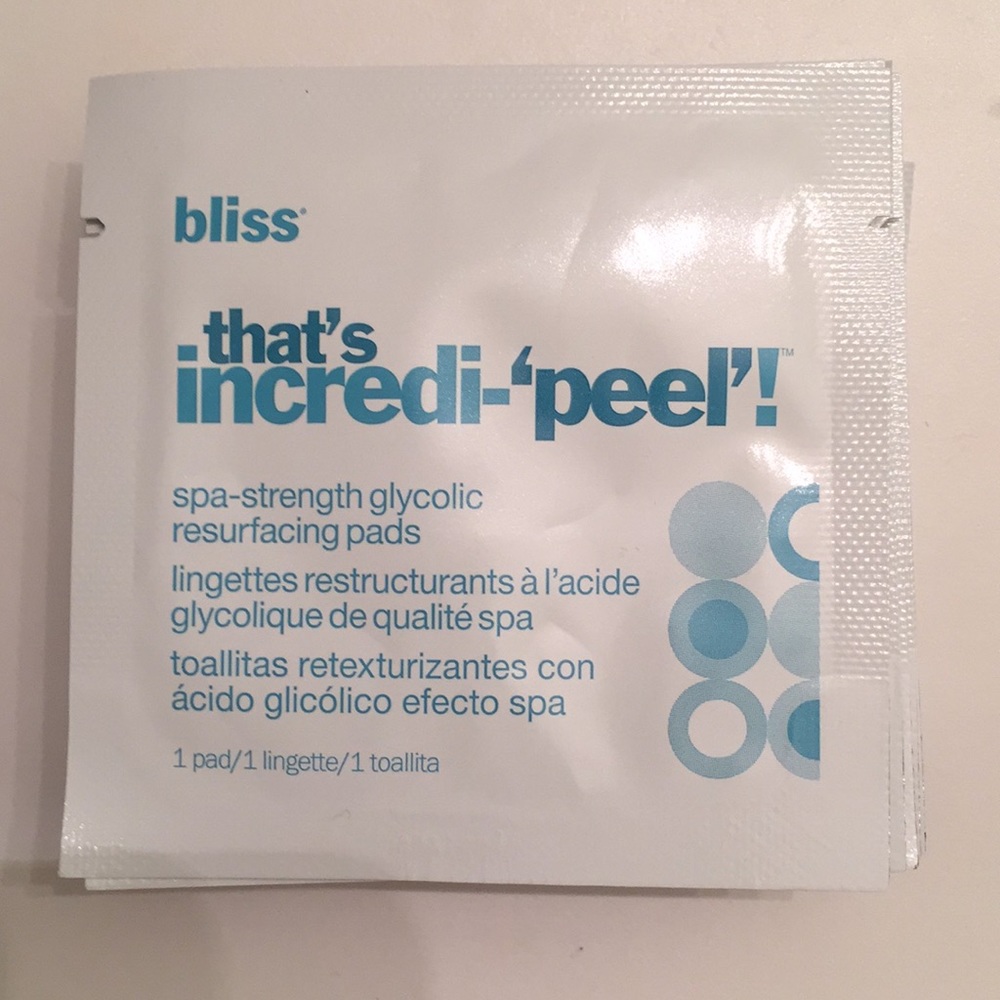 Bliss resurfacing pads!